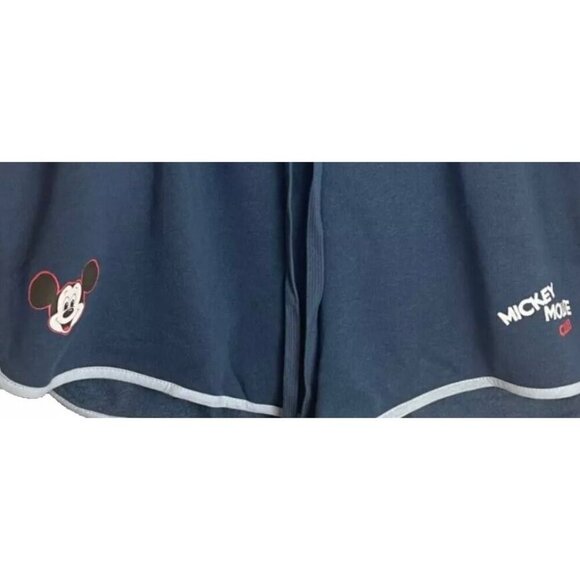 Disney +4 Blue Mickey Mouse Clubhouse Graphic Drawstring Waist Pockets Shorts - Picture 6 of 7